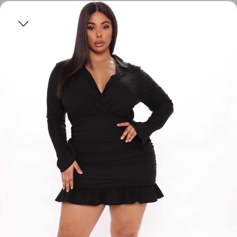 Black Fashion Nova Mini Dress
